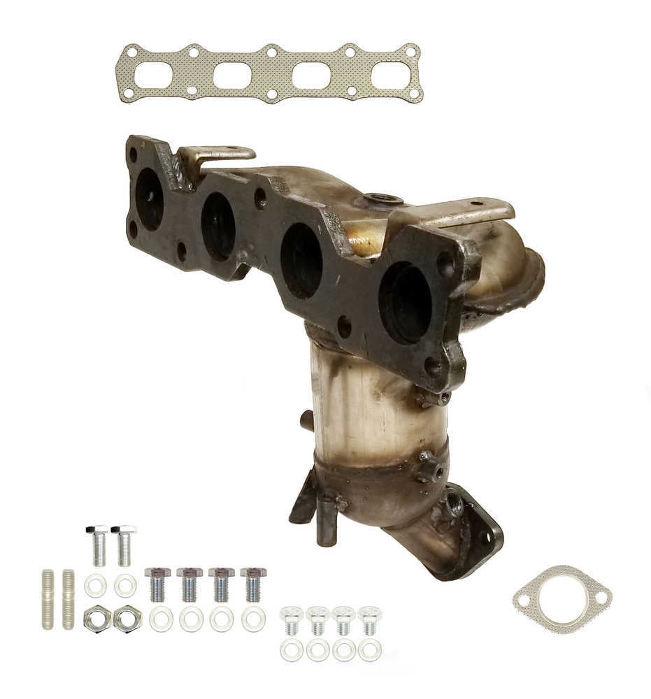 Fits/For Eastern Catalytic Exhaust Manifold With Integrated Catalytic Converter Fits select: 2014-2015 KIA SORENTO, 2013-2016 HYUNDAI SANTA FE SPORT