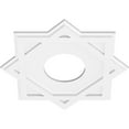 thumbnail image 2 of 22"OD x 7"ID x 12 1/4"C x 1"P Axel Architectural Grade PVC Contemporary Ceiling Medallion, 2 of 11