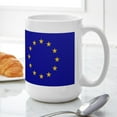 thumbnail image 6 of CafePress - EU European Union Mugs - 15 oz Ceramic Large White Novelty Mug, 6 of 6