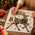 thumbnail image 7 of Diamond Painting Kit with Square Drill Gems, Christmas Theme Diamond Art for Adults Relaxation Stress Relief, Festive Holiday Home Wall Decor DIY Craft Kit 1 Pack, 7 of 7