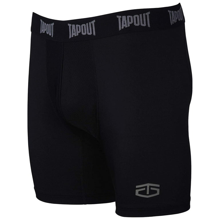 TAPOUT Mens Performance Boxer Briefs - 3-Pack Stretch Performance Training  Underwear Breathable Athletic Fit No Fly