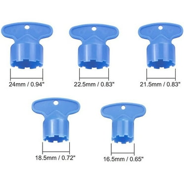 Multi Size Aerator Tool Key Pack With 5 Flow Regulator Tap Aerator Wrenches