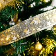 thumbnail image 5 of LED Christmas Tree Ribbon,Battery Operated DIY Lace Bow Christmas Tree Decor Holiday Indoor OutdoorWithout Battery10M, 5 of 5