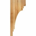 thumbnail image 3 of 4"W x 12"D x 28"H Pescadero Rough Sawn Corbel, Western Red Cedar, 3 of 9
