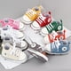 thumbnail image 2 of Zapatos clásicos de lona para bebé, zapatillas informales para recién nacido, primeros pasos, suela suave, antideslizante, D2486, 2 of 5