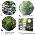 thumbnail image 3 of Designart "Hidden Gem Of The Forest II" Landscape Forest River Floater Framed Canvas Wall Art, 3 of 5