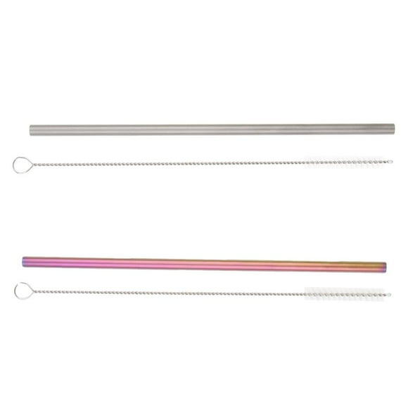 2 192 mm cepillo de limpieza , para fiestas, reuniones , barbacoas patio, picnics, paseos shamjiam bebiendo paja reutilizable