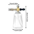 thumbnail image 3 of Hervidor PA transparente,lavadora de 1000ML,hervidor de espuma para lavado de coches,pulverizador de espuma de agua de alta presión se puede ajustar, 3 of 3
