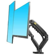 NB North Bayou Dual Monitor Desk Mount Full Motion Swivel Monitor Stand Arm for Two Screens 17-27 Inch with 4.4-19.8lbs