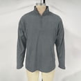 thumbnail image 3 of Mlkoz Quarter Zip Pullover Mens Long Sleeve Corduroy Sweatshirt Casual Half Zip Sweater Tops Collar Golf Shirts Pullover Tops S-5XL, 3 of 6