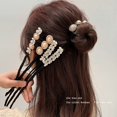 thumbnail image 2 of Dispositif Capillaire Boule de Perle pour Femmes Nouveau clip Torsadé Cheveux Bouclés Paresseux Accessoire d'Été, 2 of 6