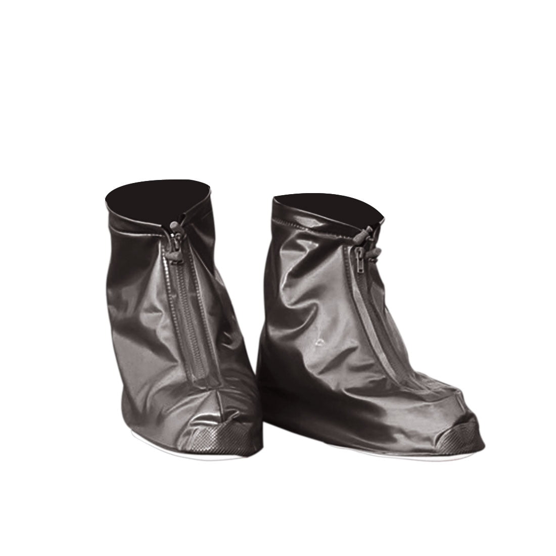 Sourcingmap® 1 Pair Pink Size L Unisex PVC Anti-slip Reusable Waterproof Rain Shoes Cover Guard Overshoes Protection 