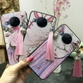 thumbnail image 3 of LYM-Phone Case For Nokia X100, TPU Waterproof Back Cover Bell Dirt-resistant Chinese Style Shockproof Protective Anti-knock Silicone Anti-dust Tassel Soft case Durable, 3 of 9