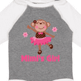 thumbnail image 4 of Inktastic Mimi's Girl monkey Girls Long Sleeve Baby Bodysuit, 4 of 5