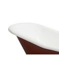 thumbnail image 7 of Cast Iron Tub, Faucet and Tray Set 66" RH5280GLD-GLD-100, 7 of 7