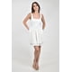 thumbnail image 5 of Vestido con falda en capas Roman Fashion /Juvenil, 14470 (Blanco) blanco G, 5 of 6