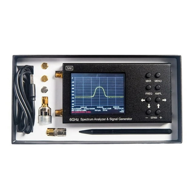 SA6 Portable 6Ghz Spectrum Analyzer & Signal Genertor TO, 2G, 3G, 4G, LTE, CDMA, DCS, GSM, GPRS,GLONASS