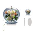 thumbnail image 2 of Apples Shaped Rose Decoration For Home Living Room Bedroom 2D Acrylic Desktop Decoration, 2 of 9