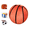 basketball B cc2, variant on Soft Sports Ball Throw Pillow Plush Soccer Basketball Volleyball Cushion Decorative Round Pillow for Game Day Watch Party Fan Room (football)