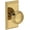 Gold, variant on Baldwin Pv.Bre.Hfr Bremerton Privacy Door Knob Set - Bronze