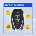 thumbnail image 2 of Replcament Smart Key Fob for 2017 Chevrolet Sonic FCC HYQ4AA Part Number 13529661 13508770 Pack of 2, 2 of 3