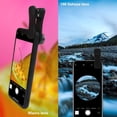 thumbnail image 5 of Godefa Kit de lentes para cámara de teléfono, lentes 14 en 1 con luz para selfies para iPhone 14 13 12 11 Xs X Pro Samsung y otros teléfonos inteligentes Android, clip universal en lentes de cámara gr, 5 of 5