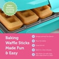 thumbnail image 5 of Babycakes - Mini máquina de palillos para gofres de Select Brands – Mini máquina para desayunar – Cuenta con revestimiento antiadherente y pies antideslizantes – Aparato de cocina – Hace 4 unidades, 5 of 5
