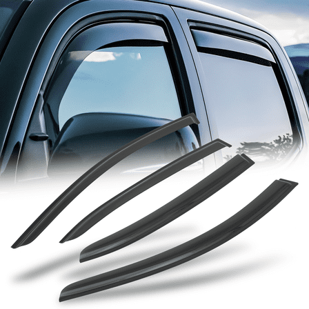 Magshion 4Pcs Tape-On Window Visor Shade Vent Sun Rain Wind Deflector Guard for 2014-2018 Mazda 3