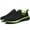 Black&Green, variant on YYTLCH Men's Sports Shoes Lace Up Running Walking Shoes