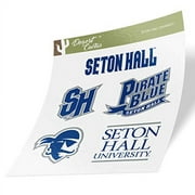 Seton Hall University SHU Pirates NCAA Sticker Vinyl Decal Laptop Water Bottle Car Scrapbook (Type 2 Sheet)