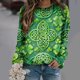 thumbnail image 1 of Uootdi Oversized St Patricks Day Sweatshirts for Women Irish Saint Pattys Shamrock Crewneck Long Sleeve Shirts Holiday Trendy Pullover Tops Gift, 1 of 7