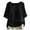 Black #04, variant on Busydd Womens Tops Short Sleeve Round Neck Summer Tops Comfort Breathable Cotton Linen Shirts Casual Fashion Button Down Tshirts Loose Fit Going Out Tops Simple Floral Print Blouses for Women