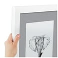 thumbnail image 4 of ArtToFrames Collage Photo Picture Frame with 4 - 3x5" Openings, Framed in White with Silver and Black Mats (CDM-3966-13), 4 of 8