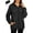 Black-A, variant on Rosvigor Women Lightweight Jackets Waterproof Hooded Raincoat Packable Hiking Windbreaker Rain Jacket With Pockets