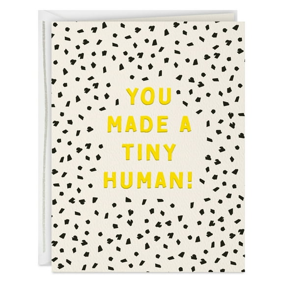 Hallmark Good Mail New Baby Card (You Made a Tiny Human)