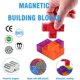 thumbnail image 2 of Bloques De Construcción Magnéticos Para Niños Cubos De Rompecabezas Magnéticos Mágicos En 3D, Juego De 7 Bloques Magnéticos De Múltiples Formas Con 54 Tarjetas De Guía, Desarrollo, 2 of 5