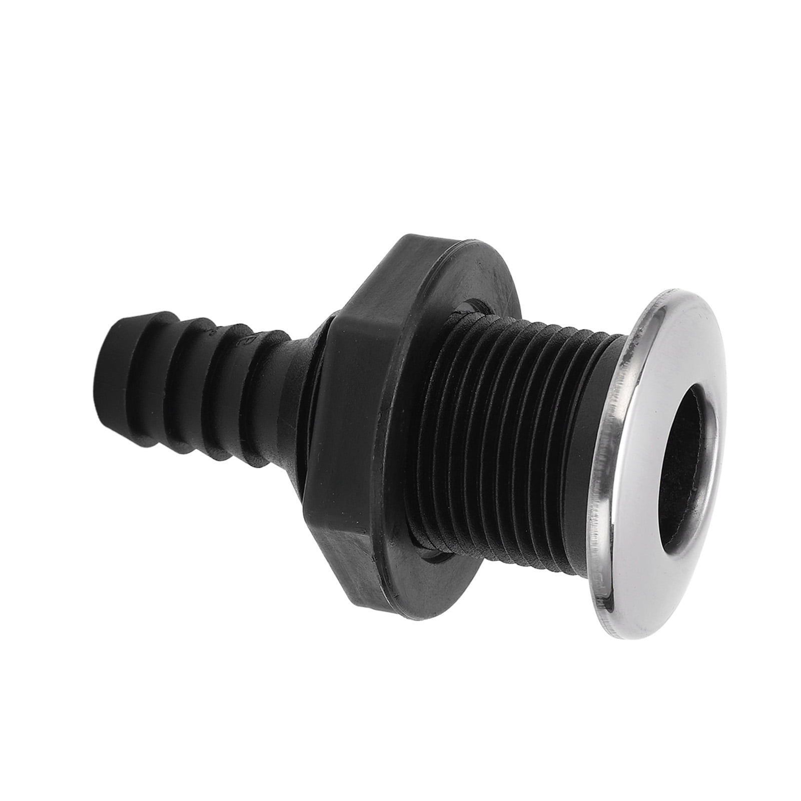 Boat Drain Scupper, High Strength Barbed End Thru Hull Fitting 3/4in