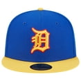 thumbnail image 2 of Men's New Era  Royal/Yellow Detroit Tigers Empire 59FIFTY Fitted Hat, 2 of 6
