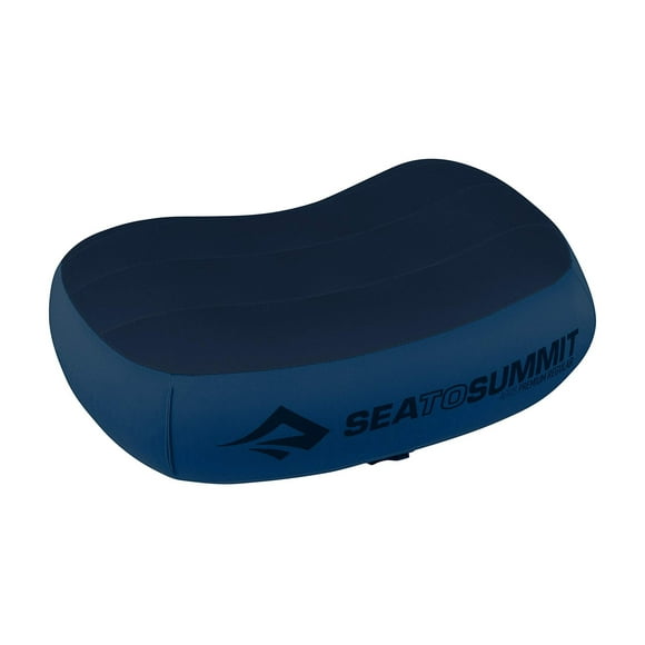 Sea to Summit Eros Premium Almohada de viaje inflable, regular (13,4 x 9,4), azul marino