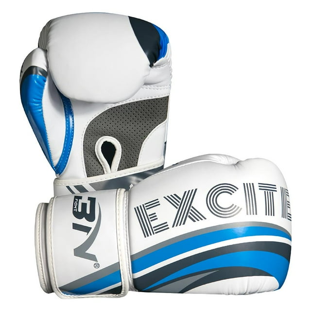 PU Cuero Boxeo Envolturas de mano Vendas Boxeo Guantes 10OZ blanco Zulema Guantes deportivos de boxeo