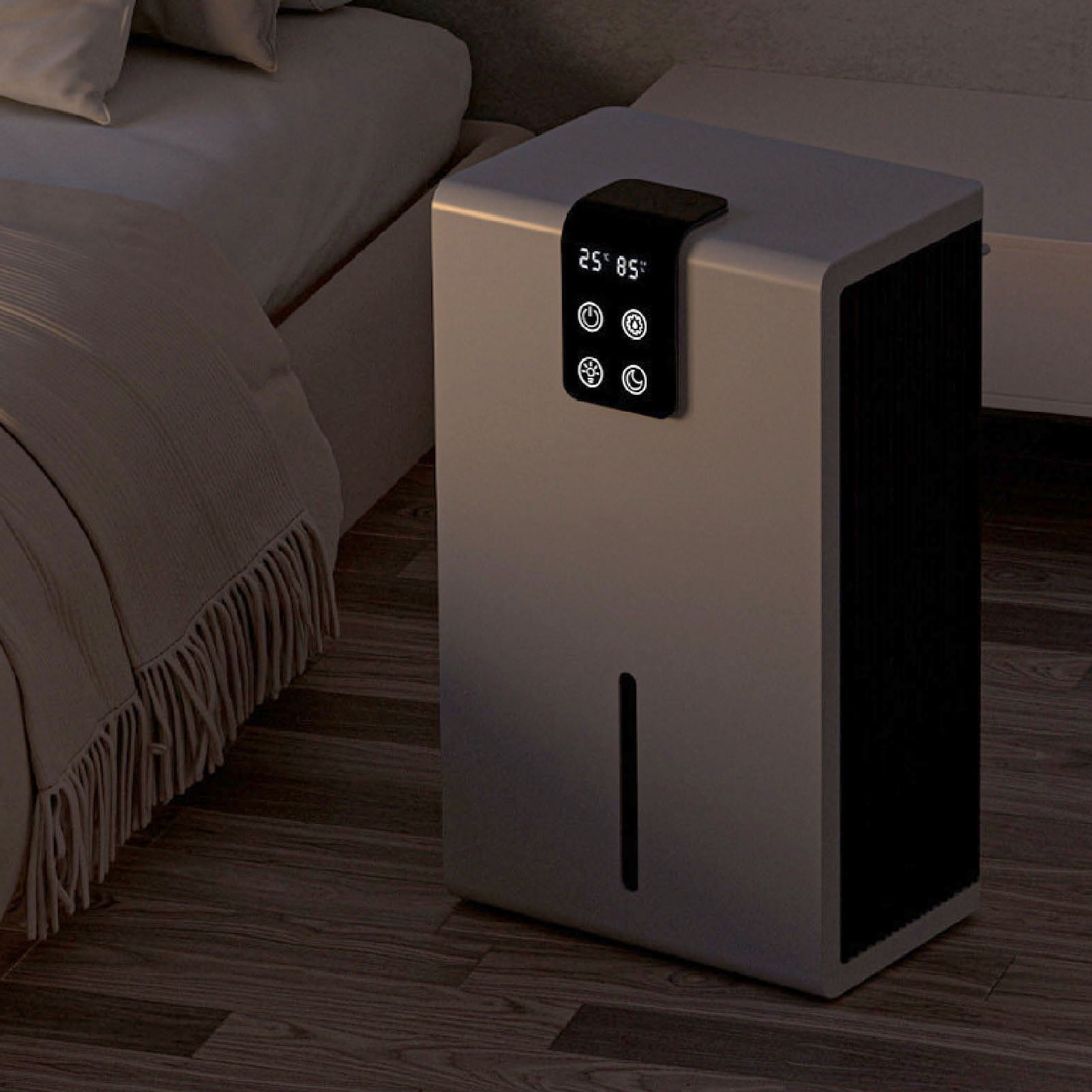 95oz Small Dehumidifier, Secure and Reliable Double Condenser Home Dehumidifier Maximum 850sqft  for Bedroom Bathroom Closet US Plug AC110-220V