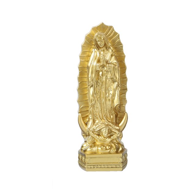 Estatua de resina de la Virgen María mexicana, 20 cm