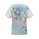 thumbnail image 2 of Camisetas de Manga Corta con Cuello en V para Mujeres Impresas con Botón Blusas Casuales de Moda de Verano Ajuste Regular, 2 of 5