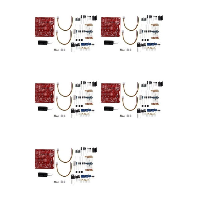 5X 0-30V 2Ma-3A Kit Diy de Fuente de Alimentación Regulable de Cc Ajustable Corto con Protección