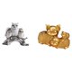 thumbnail image 1 of Figuras de búho,Figuras de búho,animales artificiales,artesanías,decoración del hogar,Figura en miniatura de búho moderna para dormitorio,Figura de escritorio,Figura de cerdo de la suerte, 1 of 8