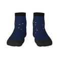 thumbnail image 7 of Women Men Athletic Socks Alaska Flag Cushioned Quarter Ankle Socks, 7 of 7