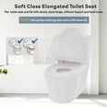 thumbnail image 5 of Auktopt Elongated Toilet Seat with Built in Toddler Potty Training Toilet Seat, Soft Close, Easy to Install, White, 5 of 6