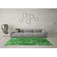 thumbnail image 3 of Ahgly Company Indoor Round Oriental Emerald Green Industrial Area Rugs, 4' Round, 3 of 4