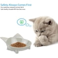thumbnail image 3 of Cuenco para gatos, cuenco para gatos, boca poco profunda, plano, antideslizante, juego de cuencos para gatos, gatitos, juego de 2, 3 of 7