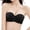 Black, variant on Women Strapless Bra Full Coverage Lightweight & Breathable for Large Bust Contour Underwire Plus with Convertible Straps